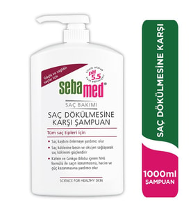 Sebamed Saç Dökülmesine Karşı Güçlendirici Etkili Kafein ve Ginkgo Biloba İçerikli Şampuan 1000 ml