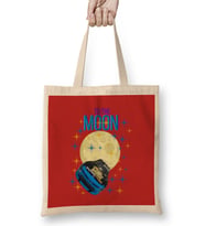 TO THE MOON DOGECAR Dogecoin Crypto Logo Merch Bez Çanta Uzun Saplı