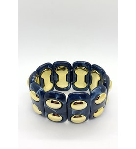 Midnight Blue Block Bileklik