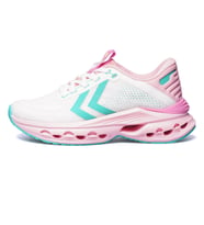 Hummel Beyaz Fileli Hafif Esnek Kadın Spor Ayakkabı 900682 Hml Horizon (Beyaz-Pembe)