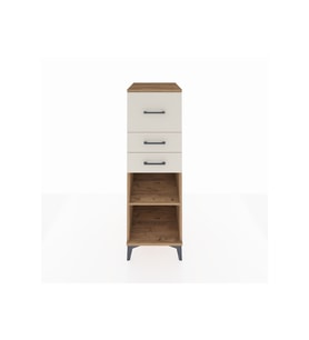 Kronos Dolap Tek Raflı 3 Çekmeceli 44x59x134 Çam-Aytaşı