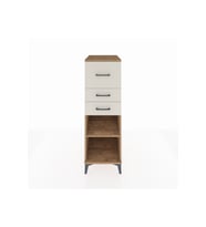 Kronos Dolap Tek Raflı 3 Çekmeceli 44x59x134 Çam-Aytaşı