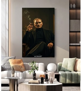 ASİL ATATÜRK KANVAS TABLO EV DUVAR SALON OFİS DÜKKAN HEDİYELİK DEKARASYON SÜSÜ