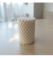 Bubble Silindir El Yapımı %100 Doğal Soya Wax Mum