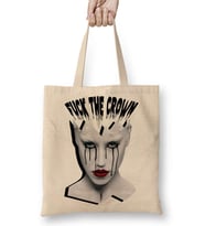 Fuck The Crown Bez Çanta Uzun Saplı