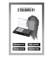 New Well Porcelain Make Up 2li Far Paleti NO02
