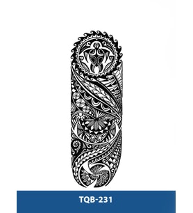 TQB-231 ETNİK DESEN GEÇİCİ KOL DÖVMESİ-TATTO