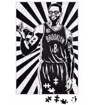 Basketbol takımı Brooklyn Nets Deron Williams Puzzle