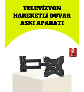VESA Uyumlu Hareketli TV Askı Aparatı Kolay Montaj