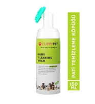 Cuppypet Evcil Hayvanlar İçin Pati Temizleme Köpüğü 150 ml (Yeşil)