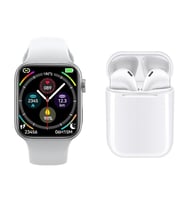 WATCH 9 SERIES Akıllı Saat + INPODS Bluetooth Kulaklık (Beyaz)