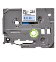 Tonersepeti TZe-531 12mm Mavi üzerine Siyah Laminasyonlu Muadil Etiket