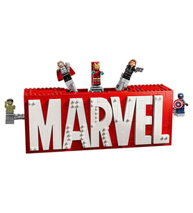 LEGO Marvel MARVEL Logosu ve Minifigürleri 76313