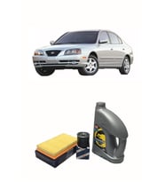 HYUNDAİ ELANTRA 2002-2006 YAĞ BAKIM SETİ HAVA FİLTRESİ YAĞ FİLTRESİ 4 LİTRE MOTOR YAĞI