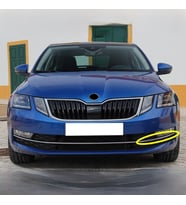 Skoda Octavia MK3 2017-2020 Ön Tampon Sol Sis Farı Kapağı Krom Çıtası 5E0853767
