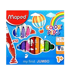 Maped Jumbo Keçeli Kalem 12 Renk