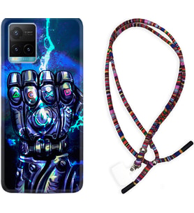 Vivo Y11S Y21S Y20 Y20S Y70 Kılıf Boyun Asklı Rasta Silikon Thunder Play 1760