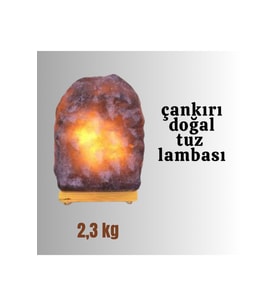 Hartuz Doğal Model 2-3 Kg Çankırı Kaya Tuz Lambası