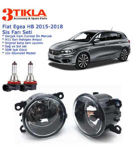 Fiat Egea HB 2018 Sis Farı Set  Oem:  8200074008