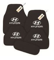 Hyundai Logolu 5 Parça Oto Halı Paspas Seti – Aracınıza Uygun, Şık ve Dayanıklı Zemin Koruyucu (Antrasit)
