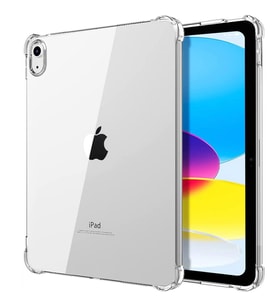 Apple iPad 10. Nesil 10.9" Kılıf Darbelere Dayanıklı Şeffaf Kapak A2696 A2757 A2 (Renksiz)
