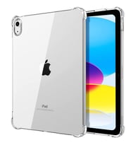 Apple iPad 10. Nesil 10.9" Kılıf Darbelere Dayanıklı Şeffaf Kapak A2696 A2757 A2 (Renksiz)