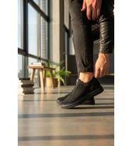 Enoch Hakiki Deri Günlük Bağcıklı Erkek Sneaker Comfort Taban