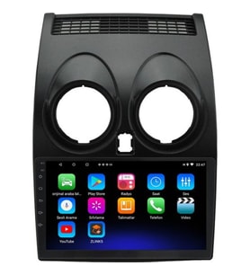 Nissan Qashqai 9 inç Android Navigasyon ve Multimedya Sistemi 2008-2013