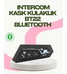 Bluetooth 5.0 EDR Kask Kulaklık Yüksek Ses Kalitesi ve Gürültü Önleme