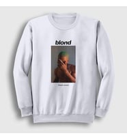 Presmono Unisex Beyaz Blond Müzik Frank Ocean Sweatshirt 507128tt