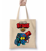 Brawl Stars 8 Bıt Bez Çanta Uzun Saplı