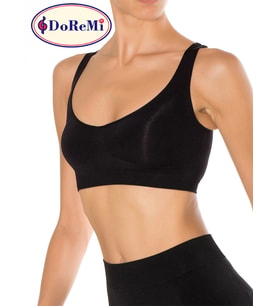Compression Toparlayıcı Dikişsiz Korse Büstiyer (Siyah)