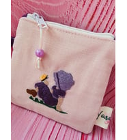 Nakış İşlemeli Bayan El Cüzdanı %100 Handmade