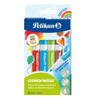Pelikan Keçeli Kalem Colorella Suda Çözünür 6 Lı 817 059