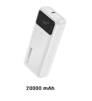 Realpower 20000 mAh Taşınabilir Powerbank BEYAZ