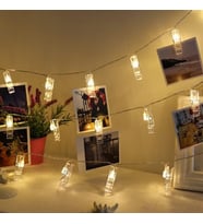 Hdmarketim Mandal Led Pilli Şerit Lamba Işık (3,40 Metre) Altın Renk