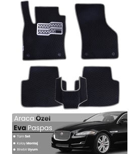 JAGUAR XJ LONG (2009-2019) Uyumlu EVA Paspas Tam Set–Araca Özel,Kolay Montaj,Su Geçirmez