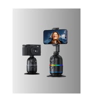 Otomatik Yüz Takipli Gimbal Standı, 360° Döner, Yapay Zeka Destekli, Masaüstü Telefon Tutucu