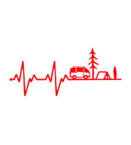 Ritim Karavan Sticker17x17 Cm Kırmızı