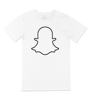 Snapchat Hayalet Logolu Tişört