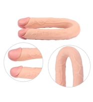 OdinsShop 46 cm Realistik Çatal Dildo  Vajinal Penis