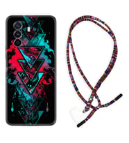 Huawei Nova Y70 Y90 Nova 9 SE  Kılıf Boyun Asklı Rasta Silikon Down 1719