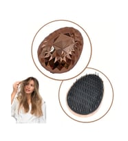Rose Gold Saç Düzleştirici Tarak Geniş Aralıklı Her Saç Tipine Uygun Fırçalı Saç Düzleştirici (5343)