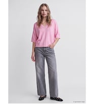 LCW Vision Gri Straight Fit Kadın Jean Pantolon
