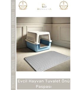 #KediPaspası Evcil Hayvan Tuvalet Önü Kedi Köpek Kaymaz Taban Dayanıklı Pratik Mama Kabı Kum Paspası