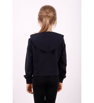 Toontoy Kız Çocuk Yazı Baskılı Sweatshirt (Lacivert)