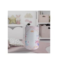 MEKTA HOME BEBEK VE ÇOCUK ODASI Unicorn ve Elmas Desenli Oyuncak Sepeti