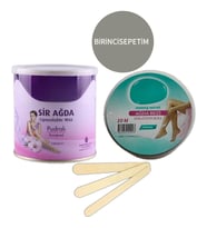 Pudralı Konserve Ağda 240 ML + 10 Metre Ağda Bezi+ Spatula ( HEDİYELİ ÜRÜN) ESSU43