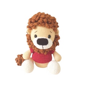 Yeleli Aslan Amigurumi Organik Oyuncak