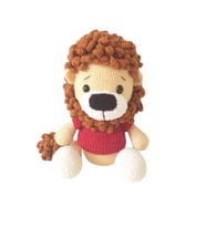 Yeleli Aslan Amigurumi Organik Oyuncak